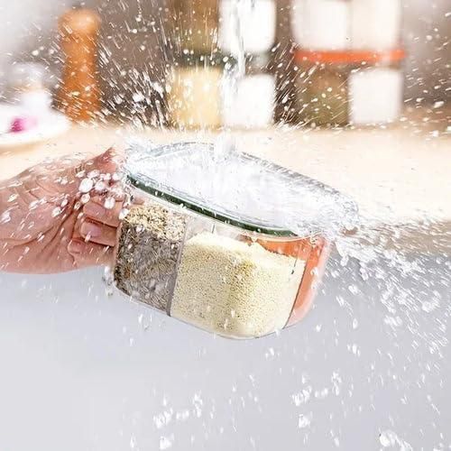 🧂 5-Section Transparent Spice Box